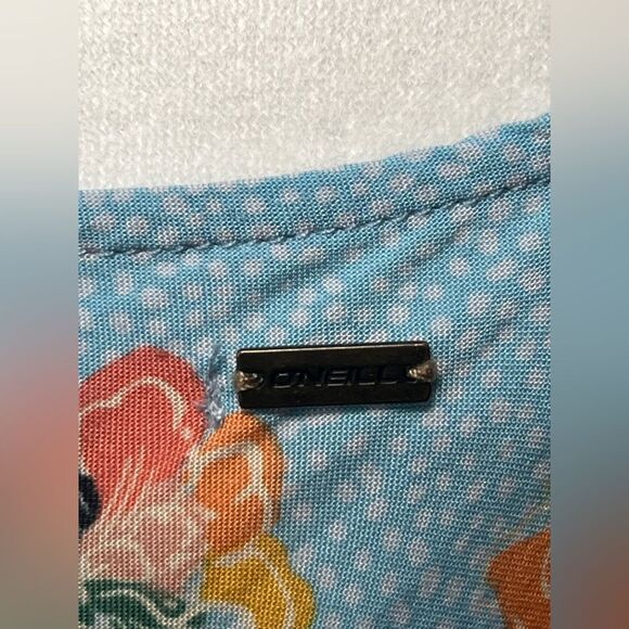 O'Neill Izzy Floral Flowers Baby Blue Midi Dress Size
X Small - Picture 6 of 9